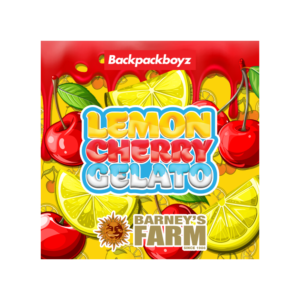 Lemon cherry gelato