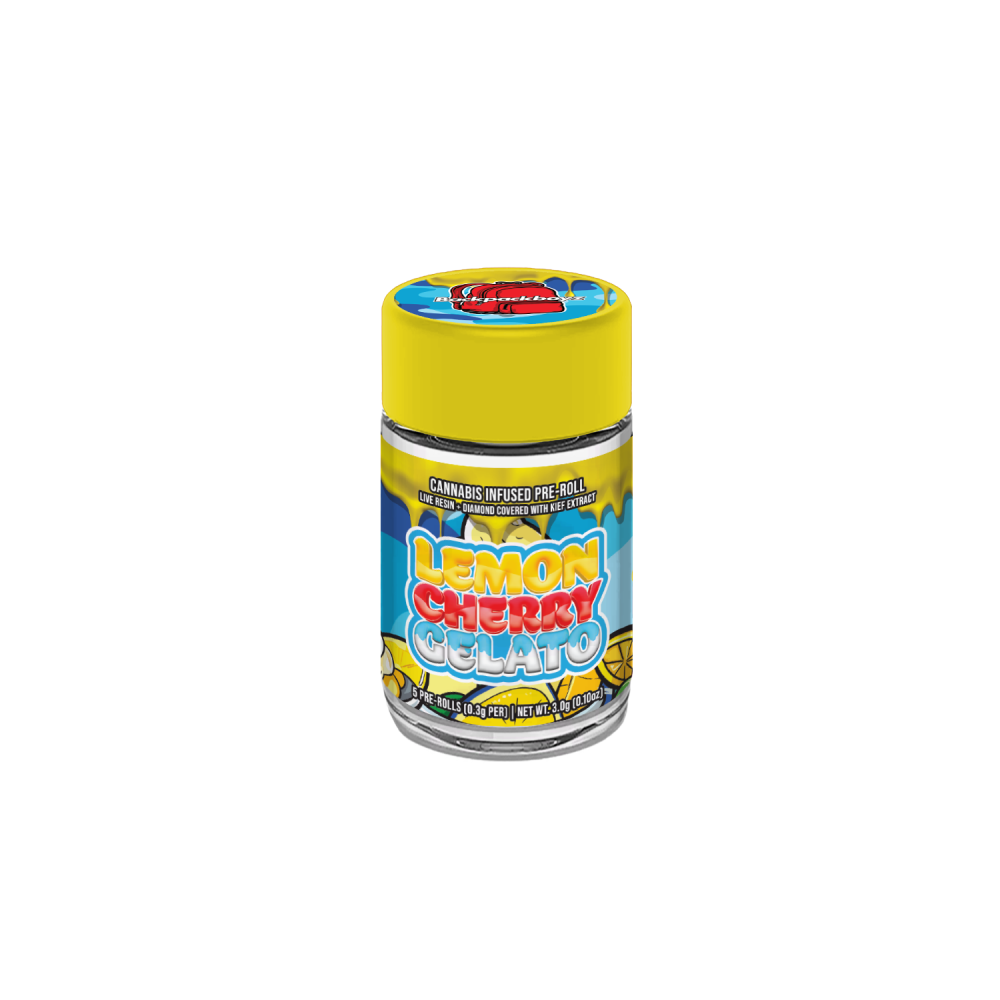 LEMON CHERRY GELATO - INFUSED PREROLL 5 PACK